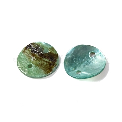 Ciondoli per connettori in conchiglia akoya naturale verniciati a spruzzo&nbsp;LS-BSHE-S304-17F