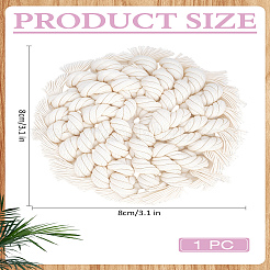 1 sous-verre en coton&nbsp;AJEW-LP0007-01A