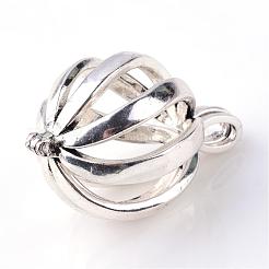 Pendentifs de cage en laiton&nbsp;KK-S751-064AS