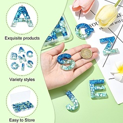 26pcs 26 Arten transparente Epoxidharz-Anhänger&nbsp;CRES-YW0002-28K