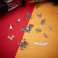 Pendente in lega stile tibetano&nbsp;TIBEP-SC0001-65AS