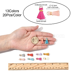 20 pz decorazioni con nappe in policotone (poliestere cotone) fatte a mano&nbsp;FIND-FS0003-27A