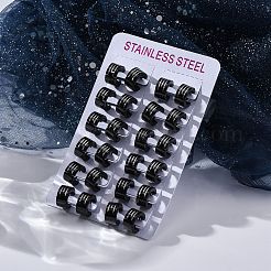 Creolen aus 304 Edelstahl mit Poliereffekt&nbsp;EJEW-M001-13EB