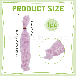 Lockenperücken aus Mohair zur Puppenherstellung&nbsp;DIY-WH0750-117C
