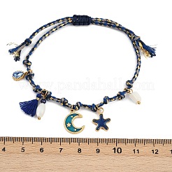 304 Edelstahl-Emaille-Charm-Armbänder&nbsp;BJEW-C114-14G