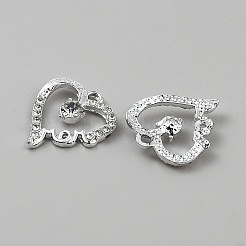 Ciondoli in lega strass di cristallo&nbsp;ALRI-WH0001-16S