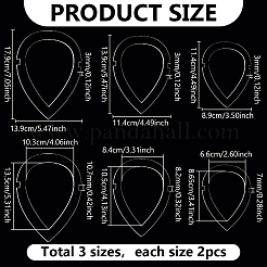 Acryl-Strick- und Makramee-Feder-Quastenwerkzeug&nbsp;DIY-WH0453-81A