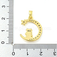 Pendentifs en laiton zircon cubique transparent&nbsp;FIND-Z044-03C