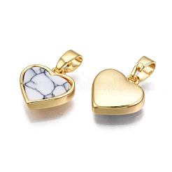 Veri pendenti in ottone placcato oro 18k&nbsp;KK-N233-169A-01A