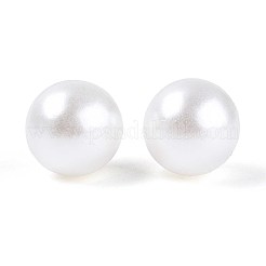 Perles acryliques en imitation perle ABS&nbsp;OACR-S011-10mm-02