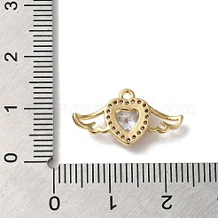 Ottone micro spianare pendenti zirconi&nbsp;KK-B079-10G
