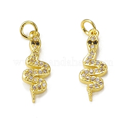 Colgante micropavé cubic zirconia de latón&nbsp;KK-E068-VB312