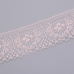 Ruban de bordure en dentelle de polyester non élastique&nbsp;OCOR-WH0033-62B
