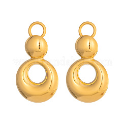 Orecchini a bottone in acciaio inossidabile 304 per donna&nbsp;RQ1515