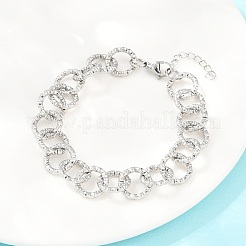 Gehämmerte Rolo-Armbänder aus Edelstahl 304 für Damen&nbsp;BJEW-A160-10P