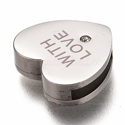 Charms scorrevoli in acciaio inossidabile 304&nbsp;STAS-P270-15P
