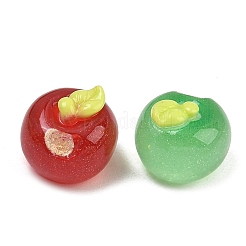 Cabujones de resina transparente que imitan frutas&nbsp;RE-CBA8643-02