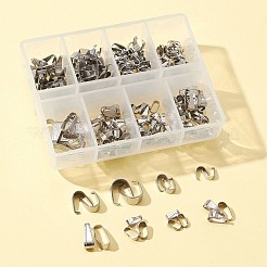 220 Stück 8 Stil 304 Edelstahl Schnappbügel&nbsp;STAS-FS0001-26