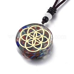 Orgonit-Chakra-Halsketten&nbsp;NJEW-P253-B