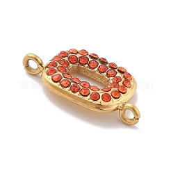 Strass-Verbindungsanhänger aus Edelstahl 304&nbsp;STAS-M092-09G