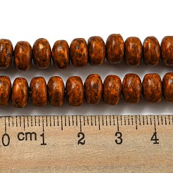 Gefärbten Synthesetürkisfarbenen Perlen Stränge&nbsp;G-B070-B01-01