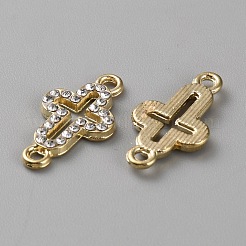 Ciondoli per connettori in strass di cristallo con pavé in lega&nbsp;FIND-WH20008-07