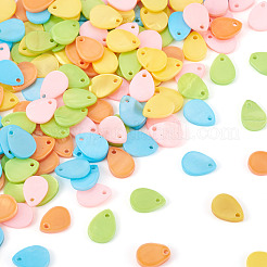 150 Stück 5 Farben Spray bemalt natürliche Süßwasser Muschel Tropfen Charms&nbsp;SHEL-TA0001-23