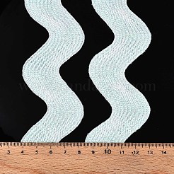 Ruban à franges ondulées en polyester métallisé de 10 mètre&nbsp;SRIB-GF0001-38U