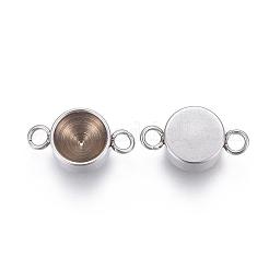 Anlaufgeschützte Strass-Fassungen aus Edelstahl 201&nbsp;STAS-P223-18P-4mm