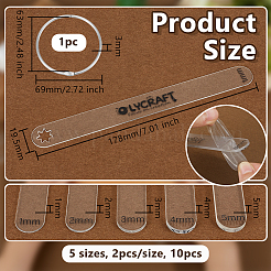 10 Stück Acryl-Ton-Werkzeug-Sets&nbsp;AJEW-OC0014-28A