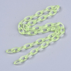 Chaînes de câble en plastique ABS transparent faites à la main&nbsp;X-KY-S166-001G