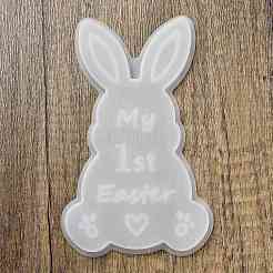 Ostermotiv Hase mit Wortmuster DIY Silikonformen für Tischlampe&nbsp;SIMO-G008-02B