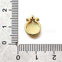 Messing Micro Pave klare Zirkonia Perlen&nbsp;KK-B136-10G-01