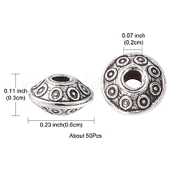 Tibetischen Stil Legierung Zwischenperlen&nbsp;TIBEB-YW0001-07