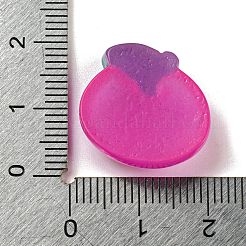 Cabochons décodés en résine opaque sur le thème d'Halloween&nbsp;RESI-E057-01G