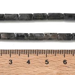 Natürliche Larvikit-Perlenstränge&nbsp;G-B091-A20-01