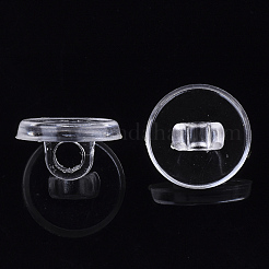 Transparent wie Kunststoff Charm Base Fassungen&nbsp;FIND-T064-011
