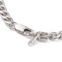 Anlaufgeschützte Herren-Schmucksets aus kubanischem 304er Edelstahl mit Ketten&nbsp;SJEW-JS01159