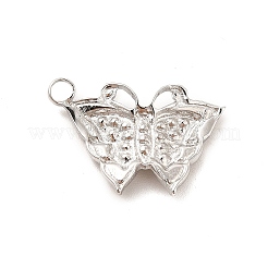 Ciondolo in acciaio inossidabile 304 anti-ossidazione con strass&nbsp;STAS-F282-11P