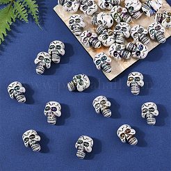 50pcs Plattierung Acrylperlen&nbsp;PACR-YW0001-36