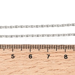 Unisex-Halsketten aus Lumachina-Kette aus Edelstahl 304&nbsp;NJEW-K305-13P