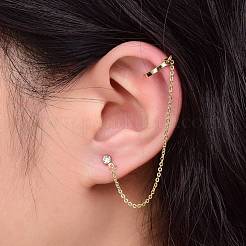 Boucles d'oreilles grimpeur&nbsp;EJEW-K088-02G