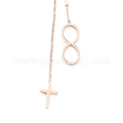Orecchini a bottone in acciaio inossidabile 304 placcati ioni (ip)&nbsp;EJEW-P191-01