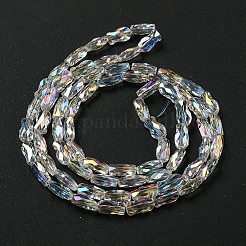 Trasparenti perle di vetro placca fili&nbsp;GLAA-G116-01A-AB01