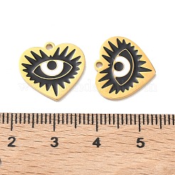 Pendentifs en acier inoxydable 304 émaillés&nbsp;STAS-K295-56G-02