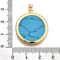 Gestell Messing micro ebnen Zirkonia Anhänger&nbsp;KK-K401-49B-G