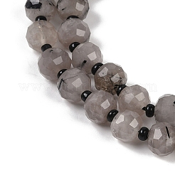 Naturale perle di quarzo rutilato fili&nbsp;G-H057-A16-01