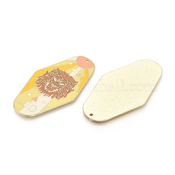 Große Anhänger aus Legierung und Emaille&nbsp;X1-ENAM-T021-29F
