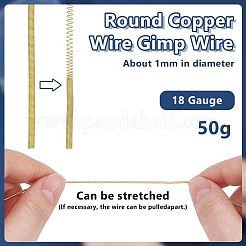 50 g runder Kupferdraht&nbsp;CWIR-OC0001-02A