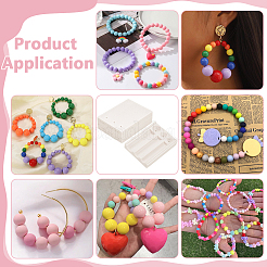 Pla Polymer Clay Gummiballform&nbsp;AJEW-WH0481-95B